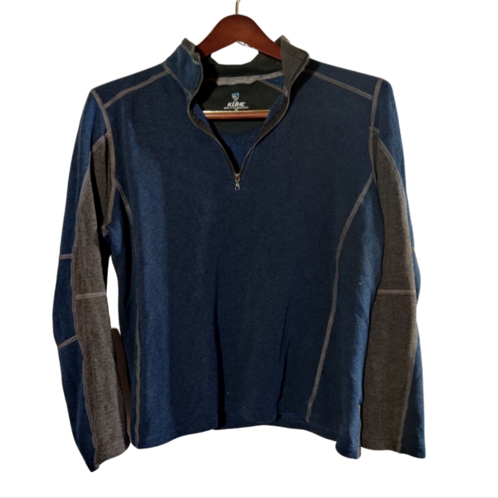 Kuhl Men's Pullover Blue Acrylic